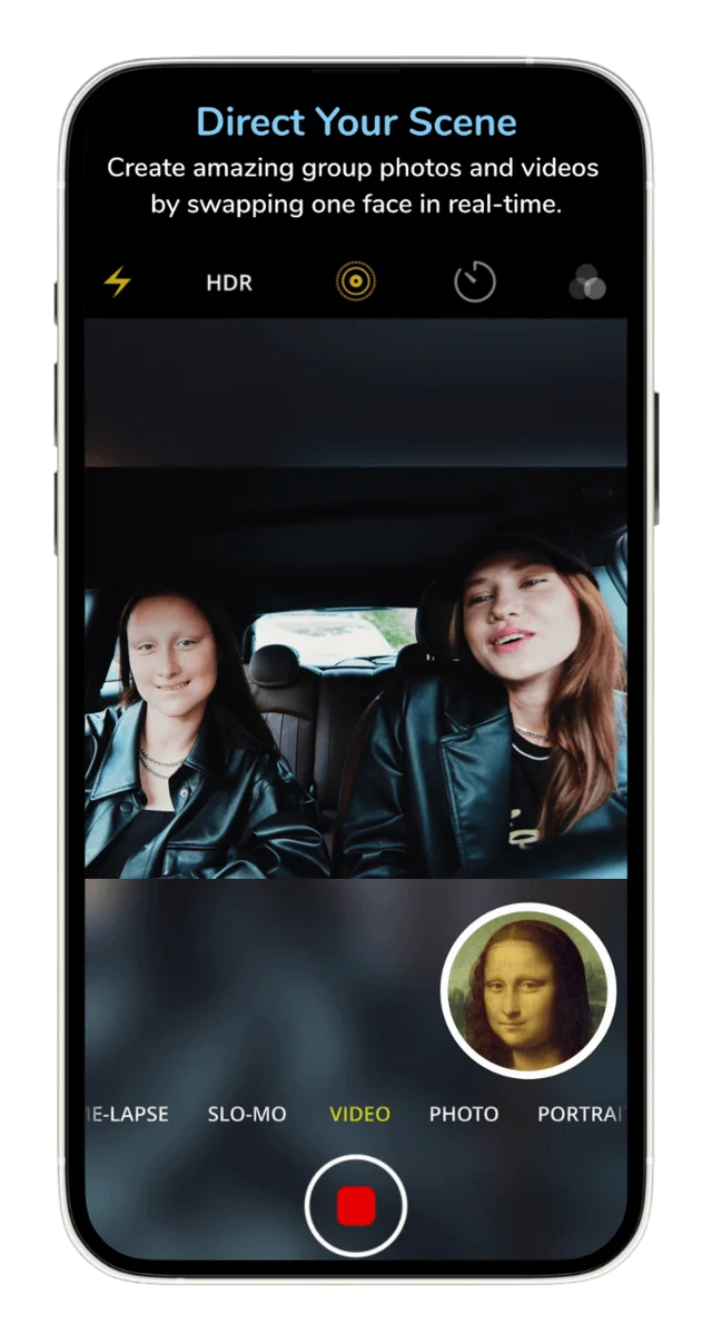 High-quality face swap